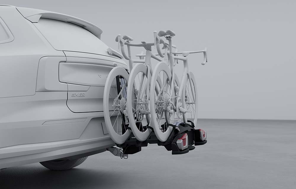 Volvo fietsendrager voor trekhaak tot 4 fietsen