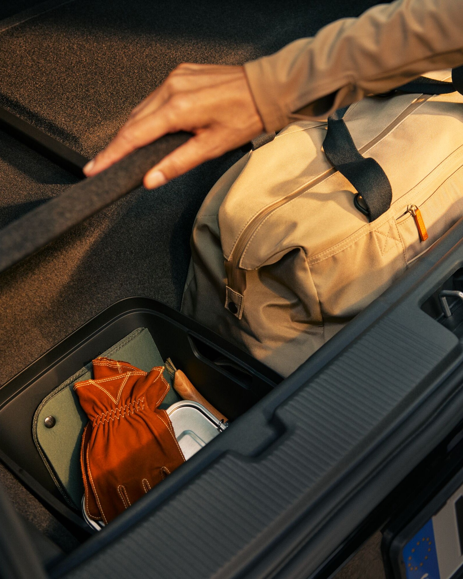 Volvo EX60 accessoire bagageruimte