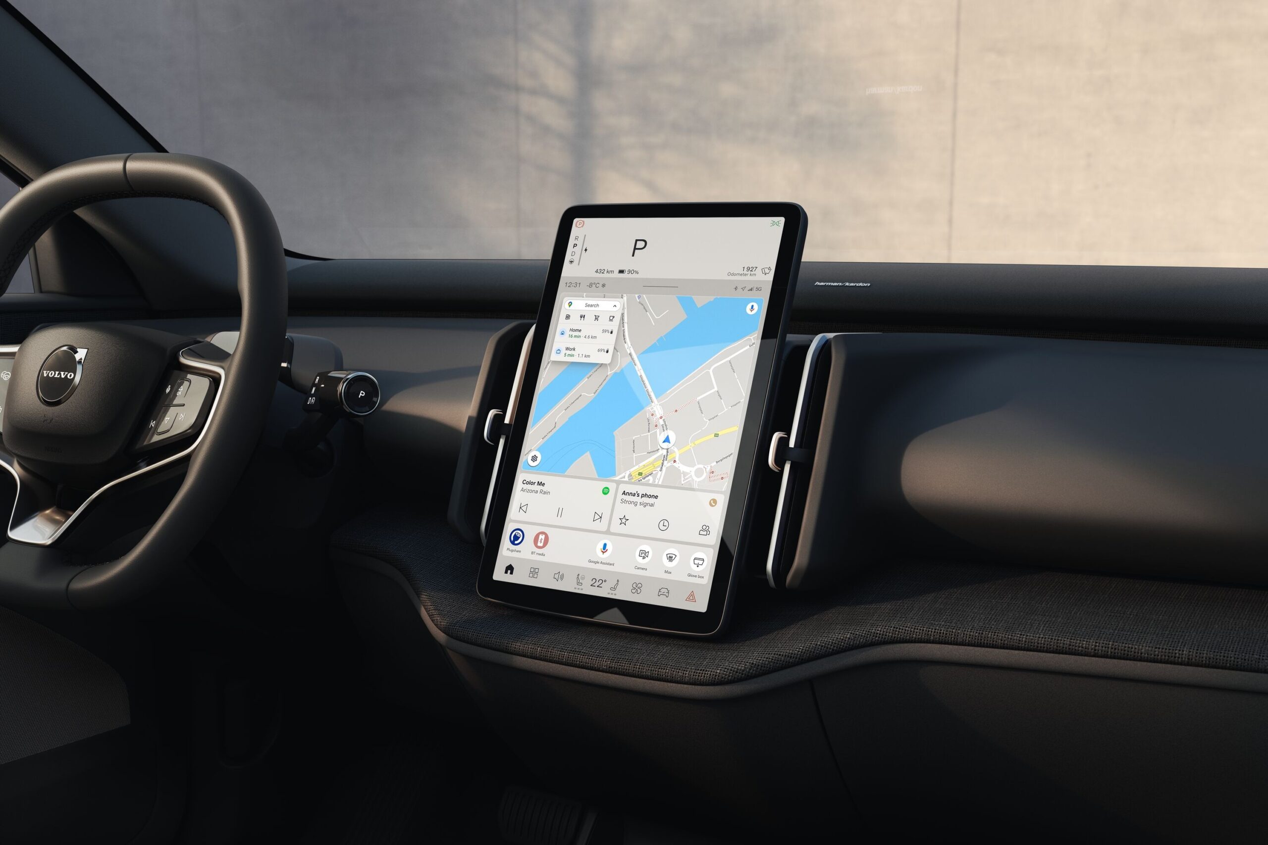 EX30 Pilot Assist en Google services