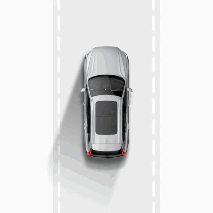 Volvo XC60 Recharge Plug-in hybrid Run-Off Road Mitigation