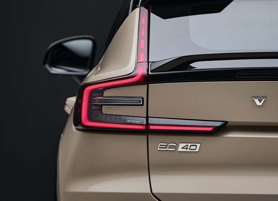 Elektrische Volvo C40 Recharge Achterlicht