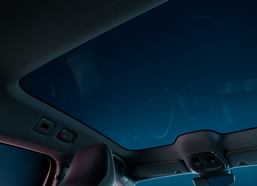 Volvo C40 panoramadak