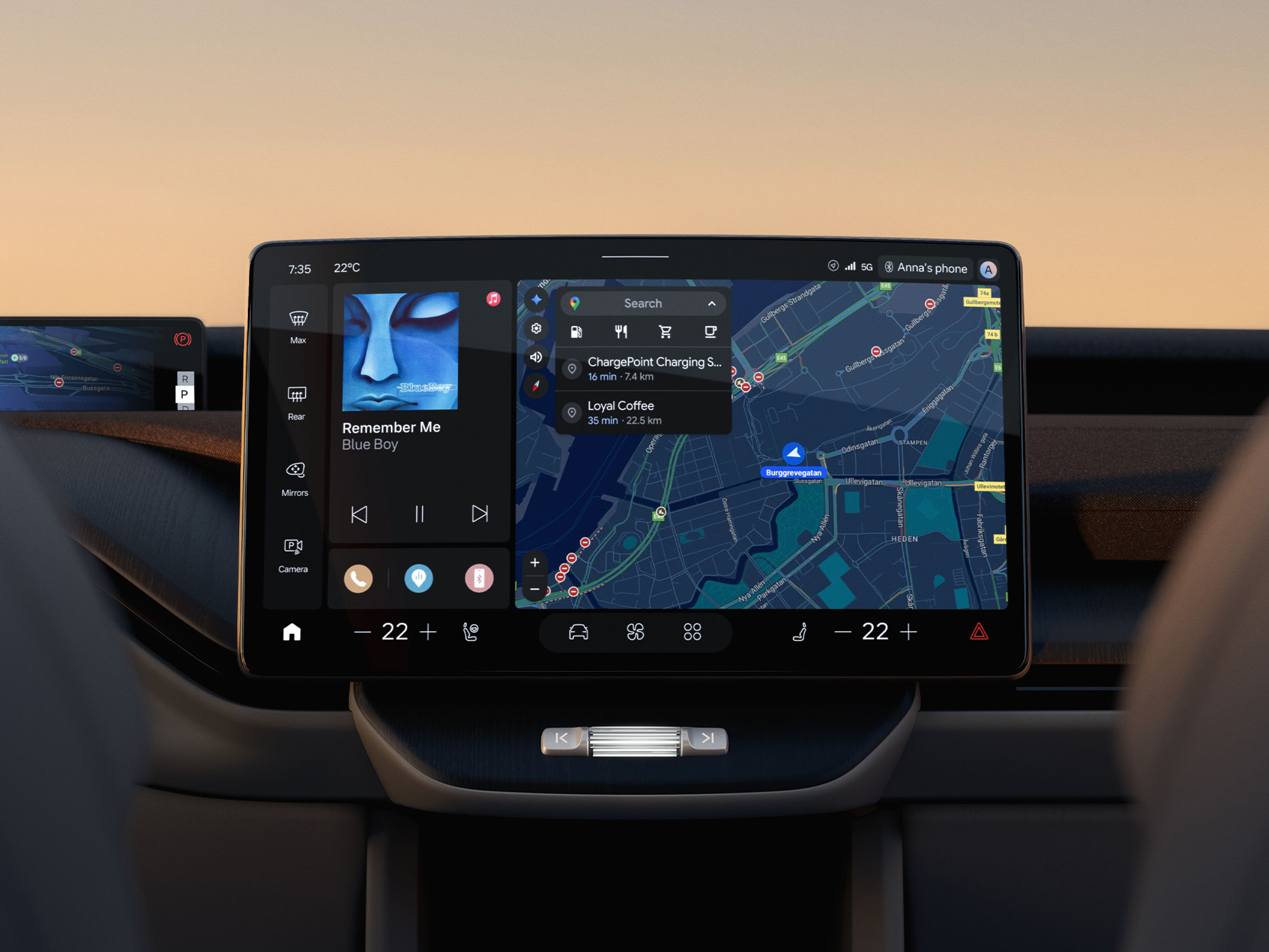 Volvo EX60 Google Infotainment Gemini
