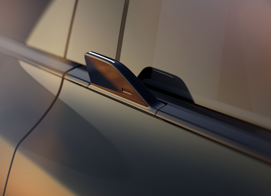 Volvo EX60 exterieur strak