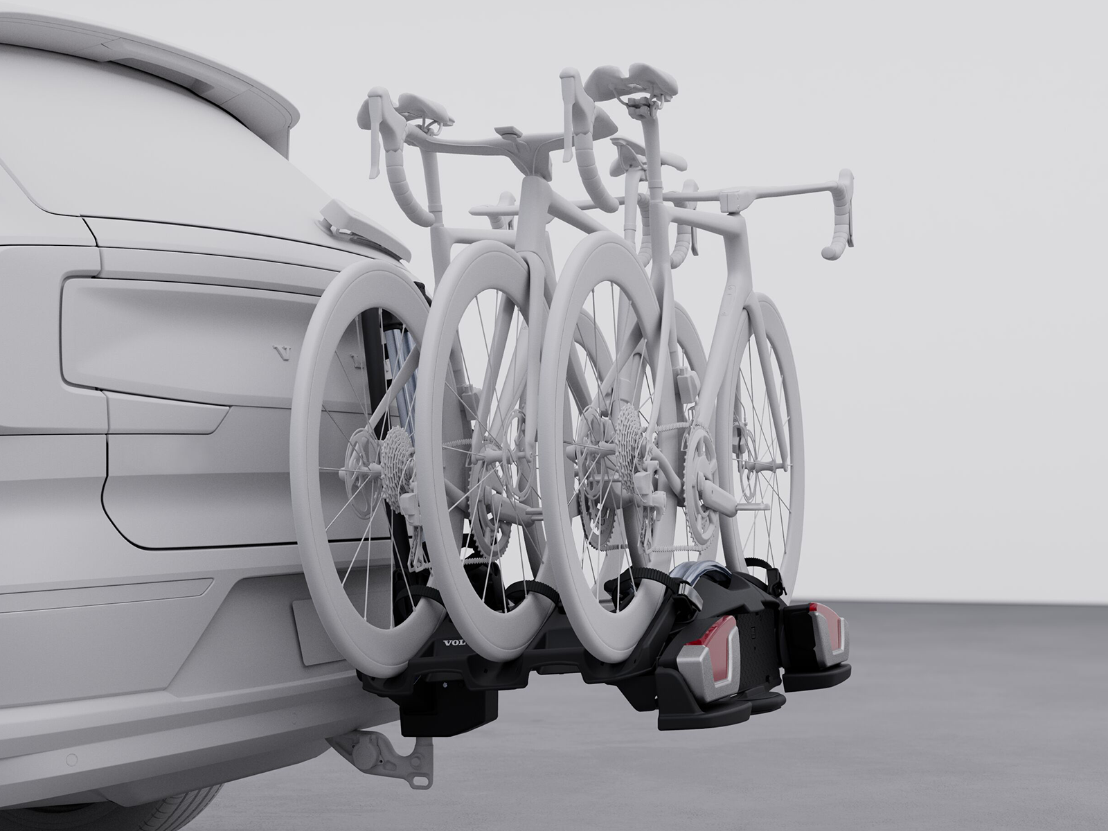 Volvo fietsendrager voor drie tot vier fietsen
