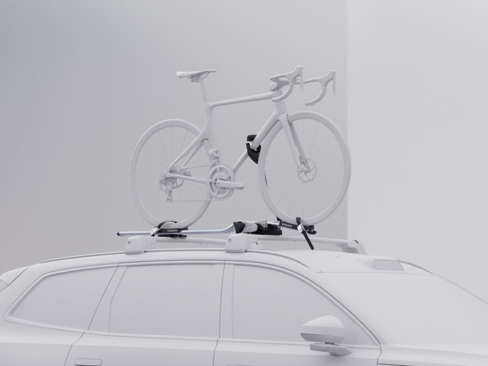 Volvo fietsendrager voor plaatsing op lastdragers
